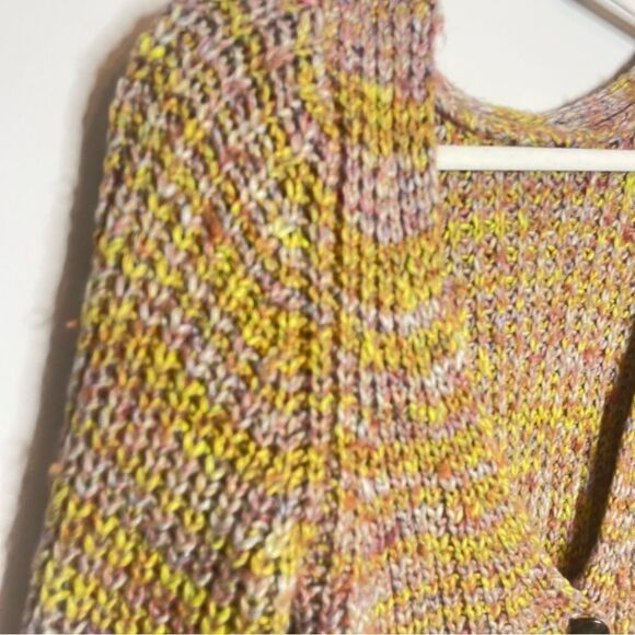 BA&SH HAILI MARLED CARDIGAN - YELLOW COMBO - Picture 14 of 16